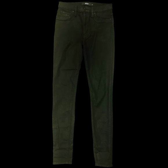 NWOT Hudson Jeans ‘Barbara High-Rise Super Skinny Ankle Jean’ in “Noir Coated” - Picture 3 of 16